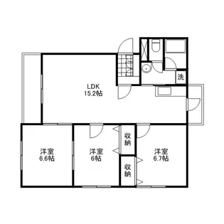 カーサソラーレ【3階】の間取り