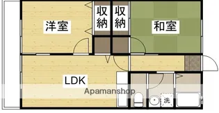レトア南輝B【2階】の間取り