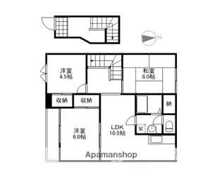 グリーンピア南輝 B【2階】の間取り