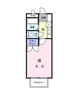 サンフラワー青江【2階】の間取り