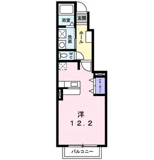 ジェネラスグリーン A【1階】の間取り