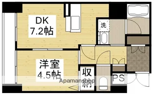 LA PRIERE【701号室】の間取り