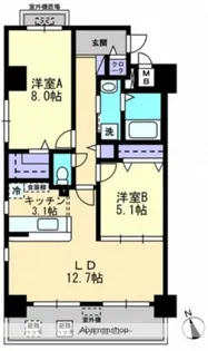リッチ・クレールマンション【2階】の間取り