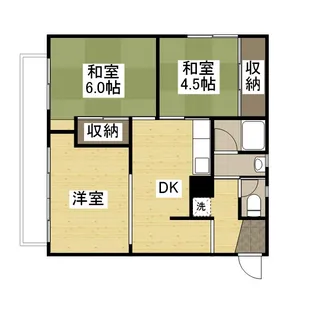 メゾン中野【201号室】の間取り