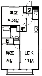 インペリアルパレス【2階】の間取り