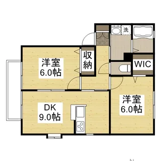 クスの木【C101号室】の間取り