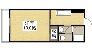 ビーライン川入 B【103号室号室】の間取り