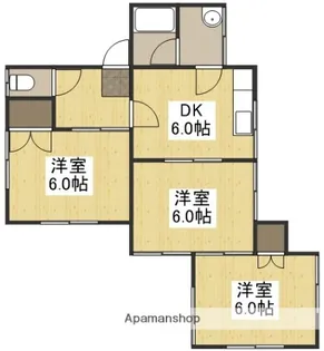 アネックス門田【102号室】の間取り