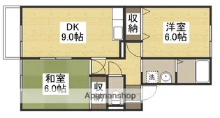 サニーパル芳泉Ⅱ【202号室】の間取り