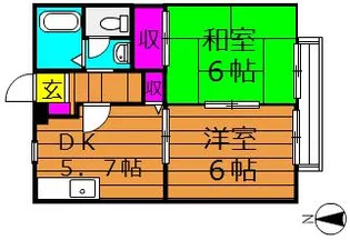 ソレジオ・ヨシダ【102号室号室】の間取り