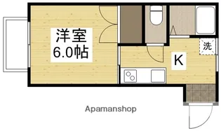 コーポE【102号室】の間取り