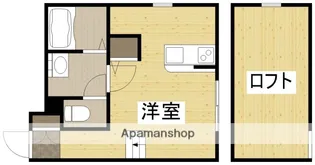 メゾン佛欄西 B棟【1階】の間取り