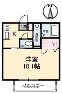 シャーメゾン島田本町【2階】の間取り