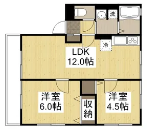 メゾンラフォーレ【1階】の間取り
