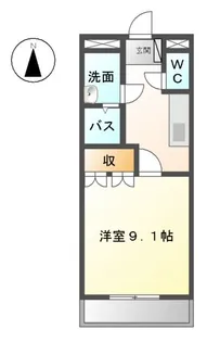 エスポアール高松【1階】の間取り