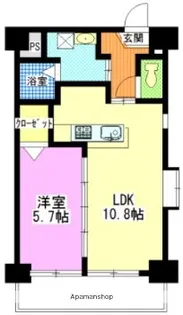 アリビオ高柳【5階】の間取り