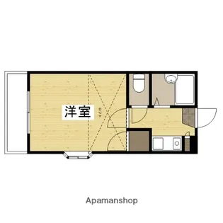 旭本町第2レジデンス【105号室】の間取り