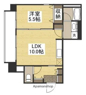 SUN FOREST鹿田【5階】の間取り