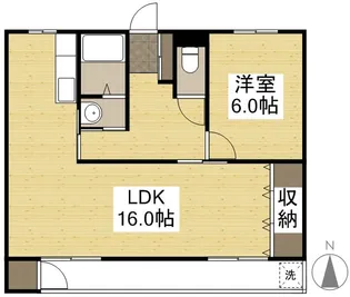 ラ・ルーチェ芳泉【4A号室】の間取り