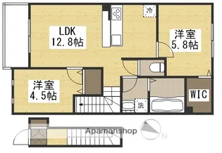 セントロイエル(横井上)【2階】の間取り