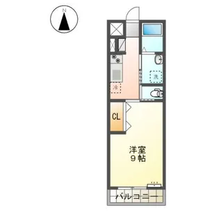 プリモ古都【2階】の間取り