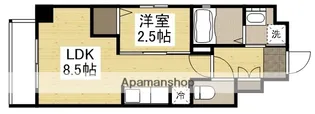 月光 千日前【7階】の間取り