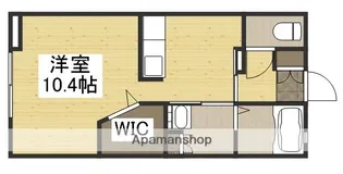 PRONUBE関A【2階】の間取り