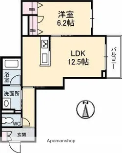 メゾンフェリシア【2階】の間取り