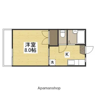 ドエル津島【205号室】の間取り