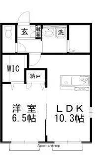 レトアエイショク【1階】の間取り