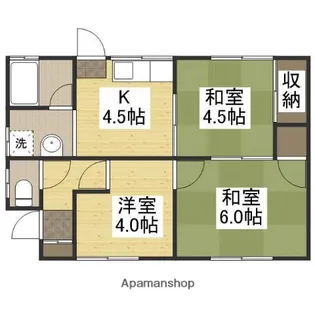 岡山県岡山市南区浦安本町【一戸建】の間取り