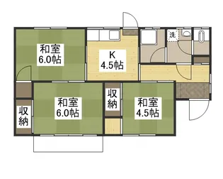 岡山県岡山市北区中仙道1丁目【一戸建】の間取り