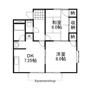 フォレスト大森【2階】の間取り