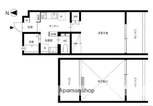クレル西川原N【2階】の間取り