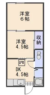 アパートベジータ【4号室号室】の間取り