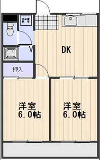 シェルティ三浜町【3階】の間取り