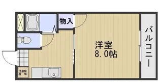 ロイヤル神田【105号室】の間取り