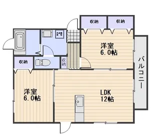 バリュージュⅡ【2階】の間取り