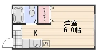 ル・クール東古松Ⅱ【1階】の間取り