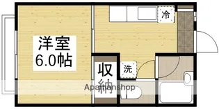 フローラ・浜【1階】の間取り