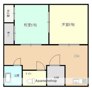 K39APARTMENT【203号室】の間取り