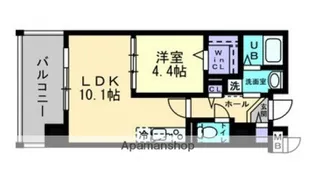 ハアラン国体町【10階】の間取り