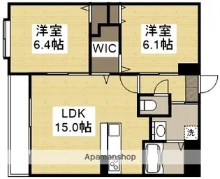 ベンビレッジ平田西公園【4階】の間取り