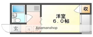 ラポールすすき【208号室】の間取り
