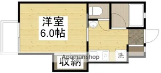 モリタコーポ【106号室】の間取り