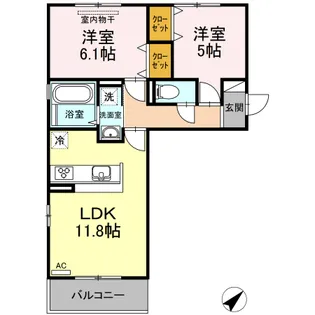 ソフィヤ コンフォール【3階】の間取り