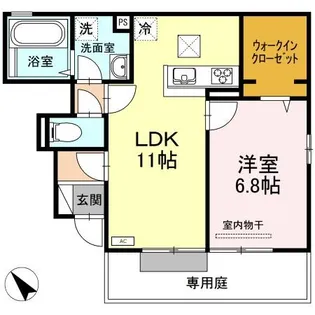 ソレイユ 壱番館【1階】の間取り