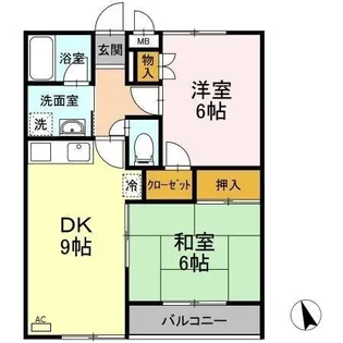 セブンアルコ B棟【2階】の間取り