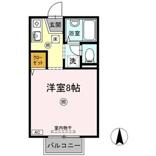 レジデンス高柳 A棟【1階】の間取り