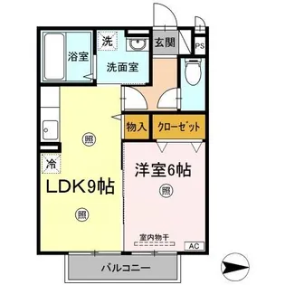 プリオールエフ C棟【2階】の間取り